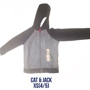 Cat & jack blue hoody perfect for spring days and summer evenings!